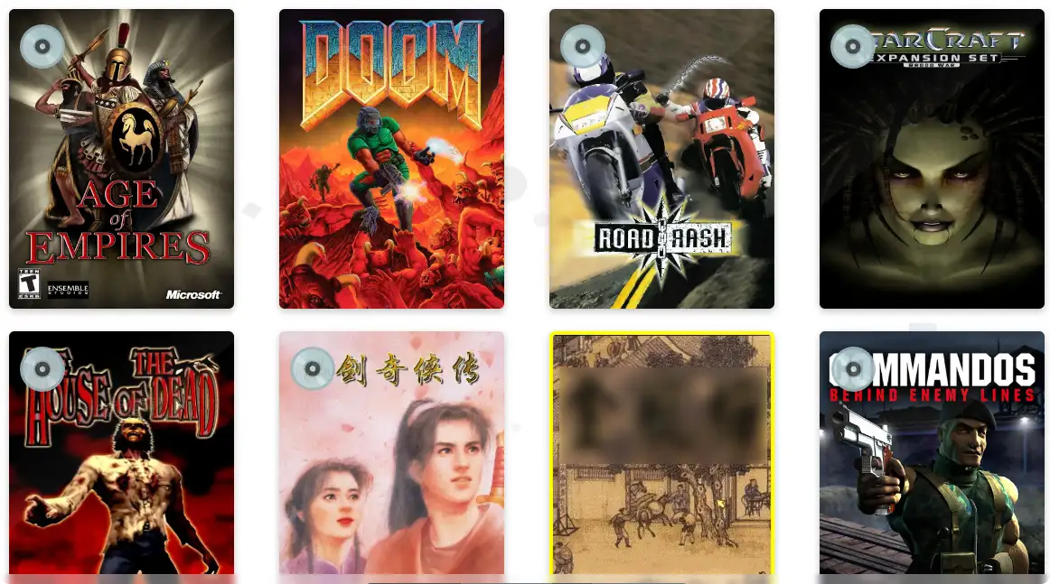 低端游戏 - 在线玩260+经典DOS/Windows游戏 - 基于JSDOS技术